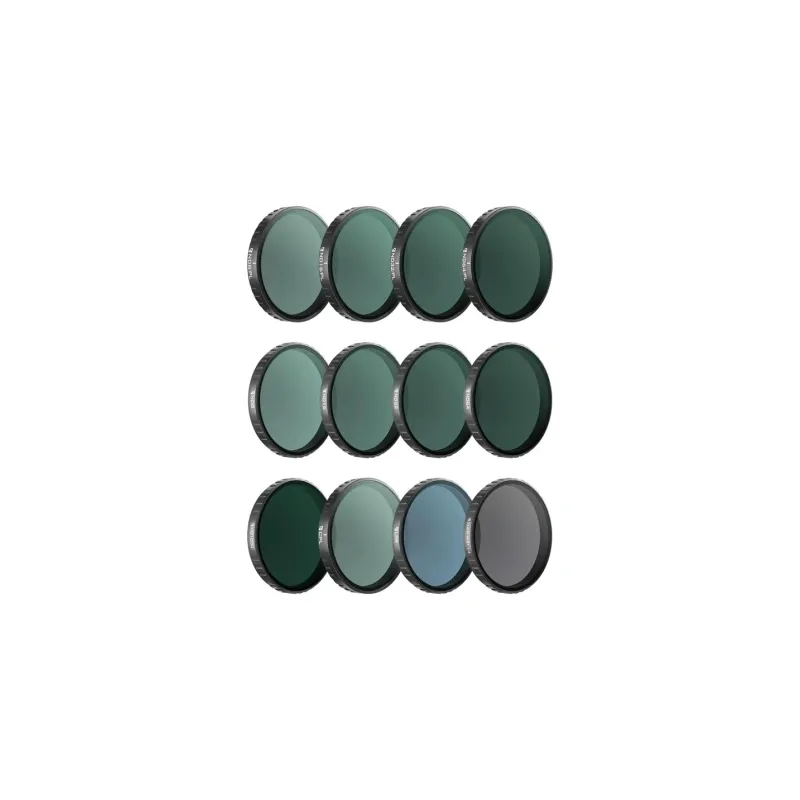 Freewell Filter Set for OSMO Action 6 – Mega Kit – 12-piece package